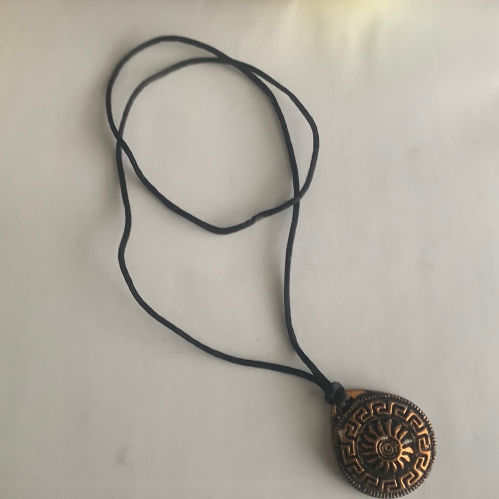 3/$5 Carved Sun Necklace